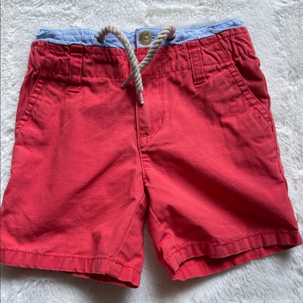 Janie and Jack coral pink boys shorts size 3